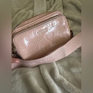 Guess Blush Embossed Crossbody Bag